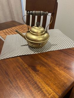 Trade Mark Brass Tea pot