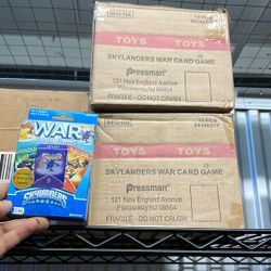 Skylanders War Card Game 4 Metallic Cards Pressman Family Spyro 2013