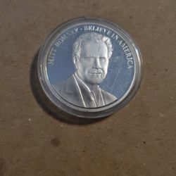 Mit Romney  Believe In America Coin