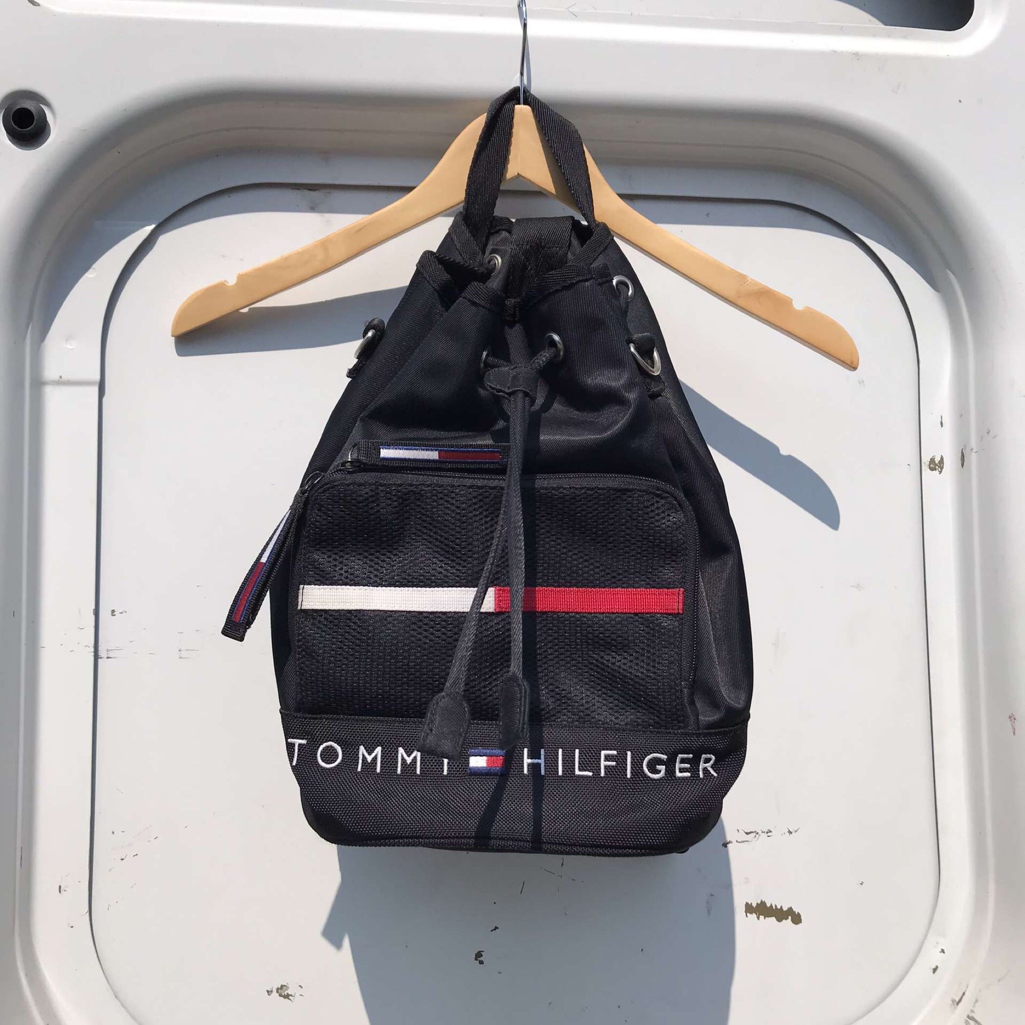 VINTAGE TOMMY HILFIGER BACKPACK PURSE