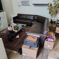 Leather Sectional