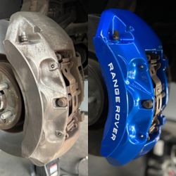 High end caliper painting
