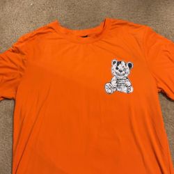 Orange And Black Shein Shirt Size Small