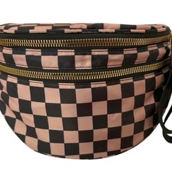 Mocha Check Viral Bum Bag, NWT Tik Tok Viral Bum Bag 