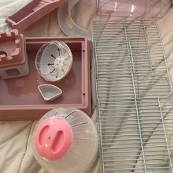 Hamster Cage And Supplies 