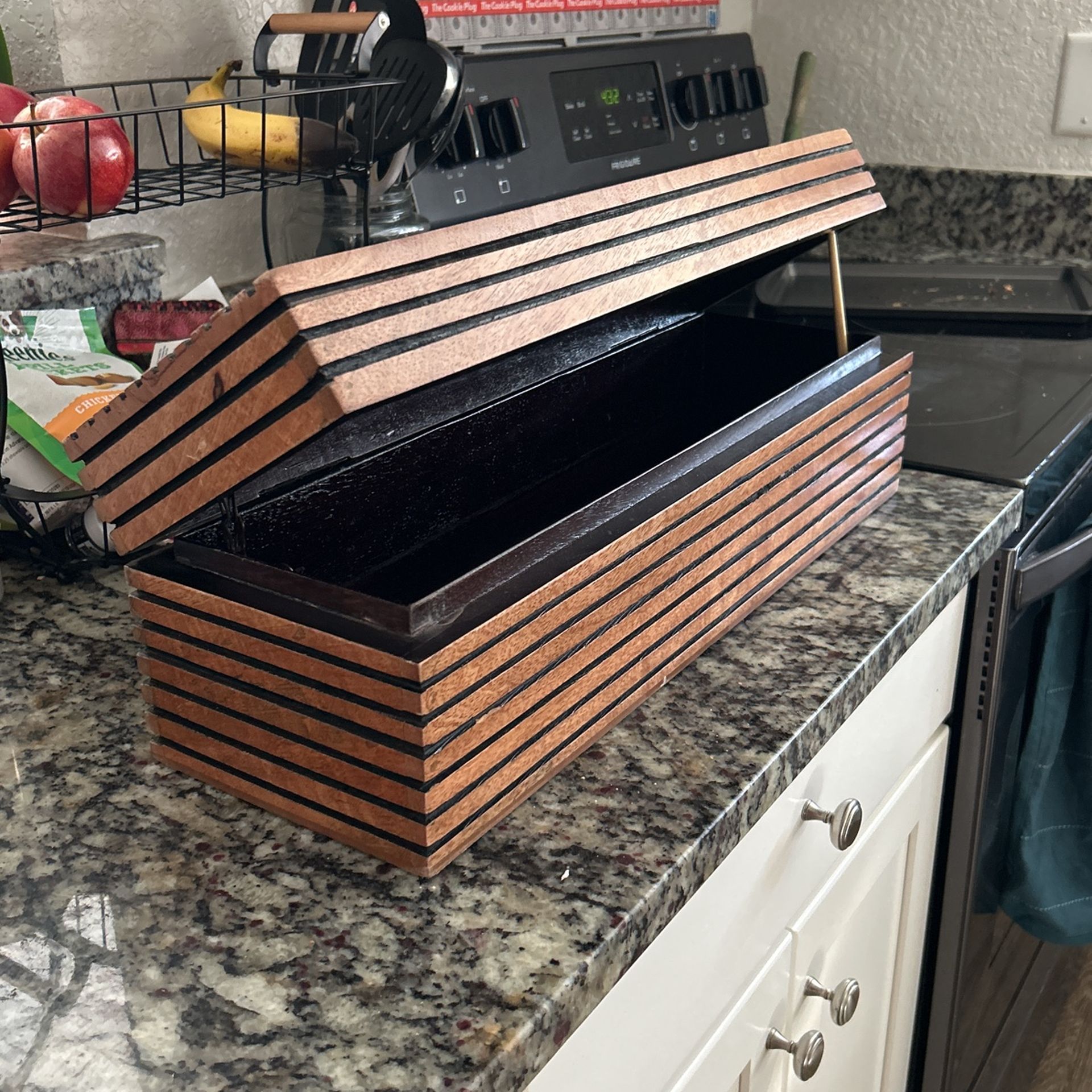 Small Wood Storage Box