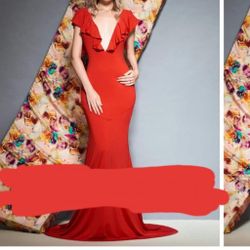 Red gown / Long Dress