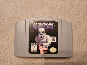 Nintendo 64 Star Wars Shadows of the Empire game cartridge