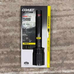 COAST XP80R 15000 Lumen Rechargeable Dual-Power LED Flashlight