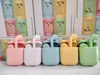 NWT Wireless Earphones Bluetooth 5.0 Stereo pink