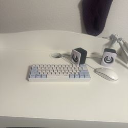 White IKEA Desk