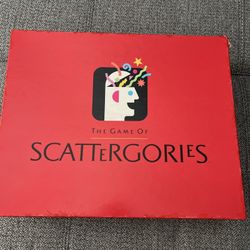 VTG The Game of SCATTERGORIES - Milton Bradley 1988 Complete Not Used