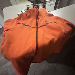 Orange Nike Tech Jacket 