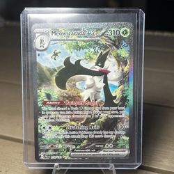 Meowscarada EX SIR Pokemon Card