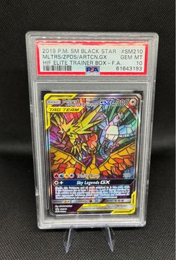 PSA 10 Moltres Zapdos Articuno GX SM210 (Pokemon)