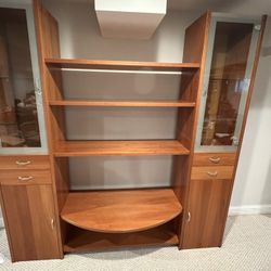 Natural Cherry Entertainment Center