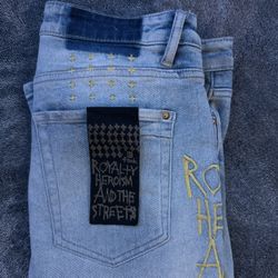 Ksubi (23rd Anniversary Van Winkle Blue Denim Jeans ) ‘Gold’