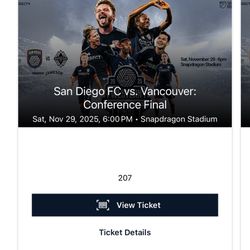 SDFC PLAYOFF GAME WESTERN CONFERENCE FINAL 