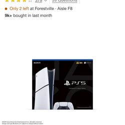 Brand New Playstation Station 5 Disc Version 