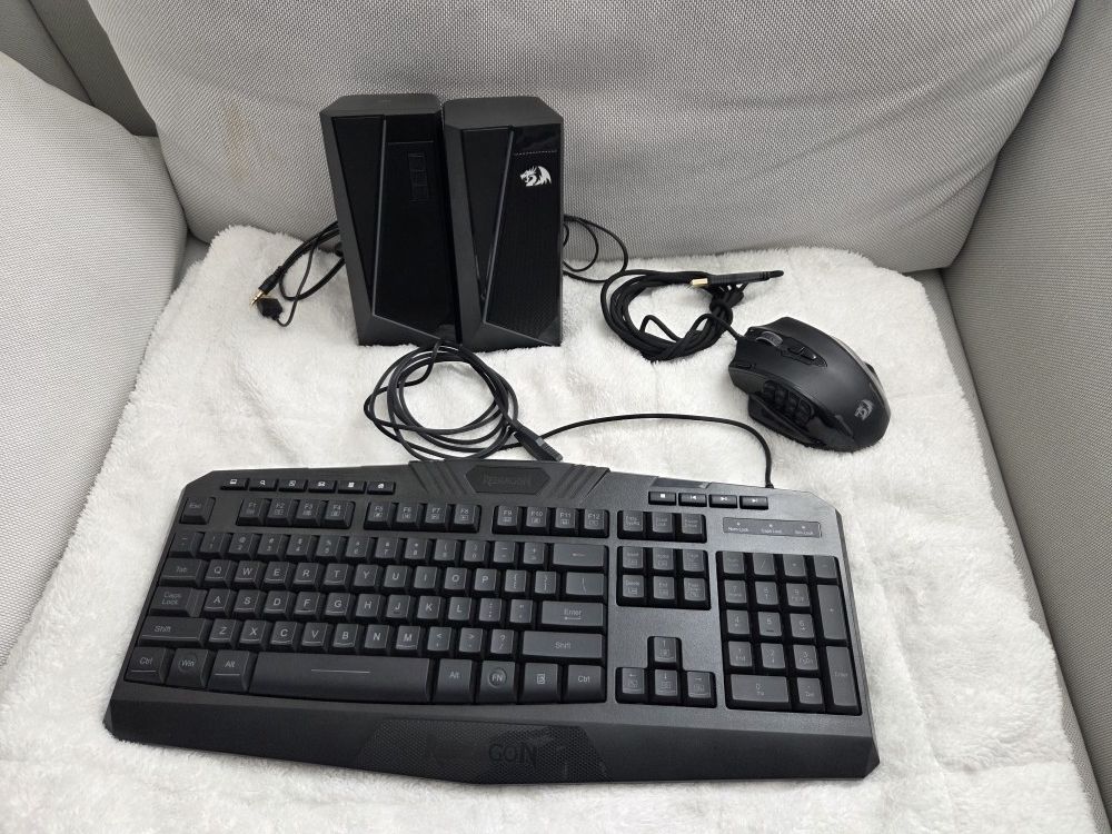 Red Dragon Set (Keyboard, Mouse, Speakers)