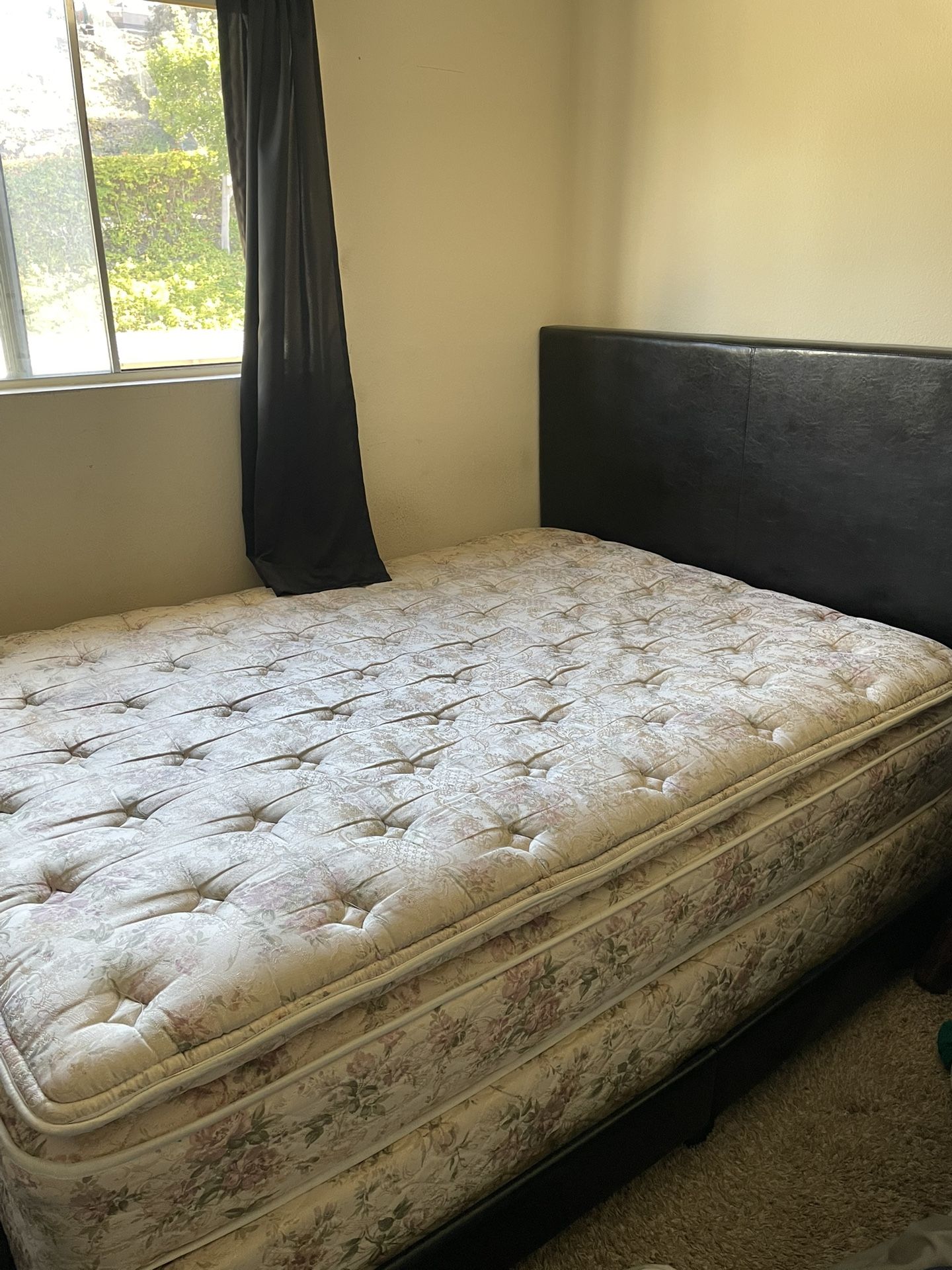 Queen size bed and Frame