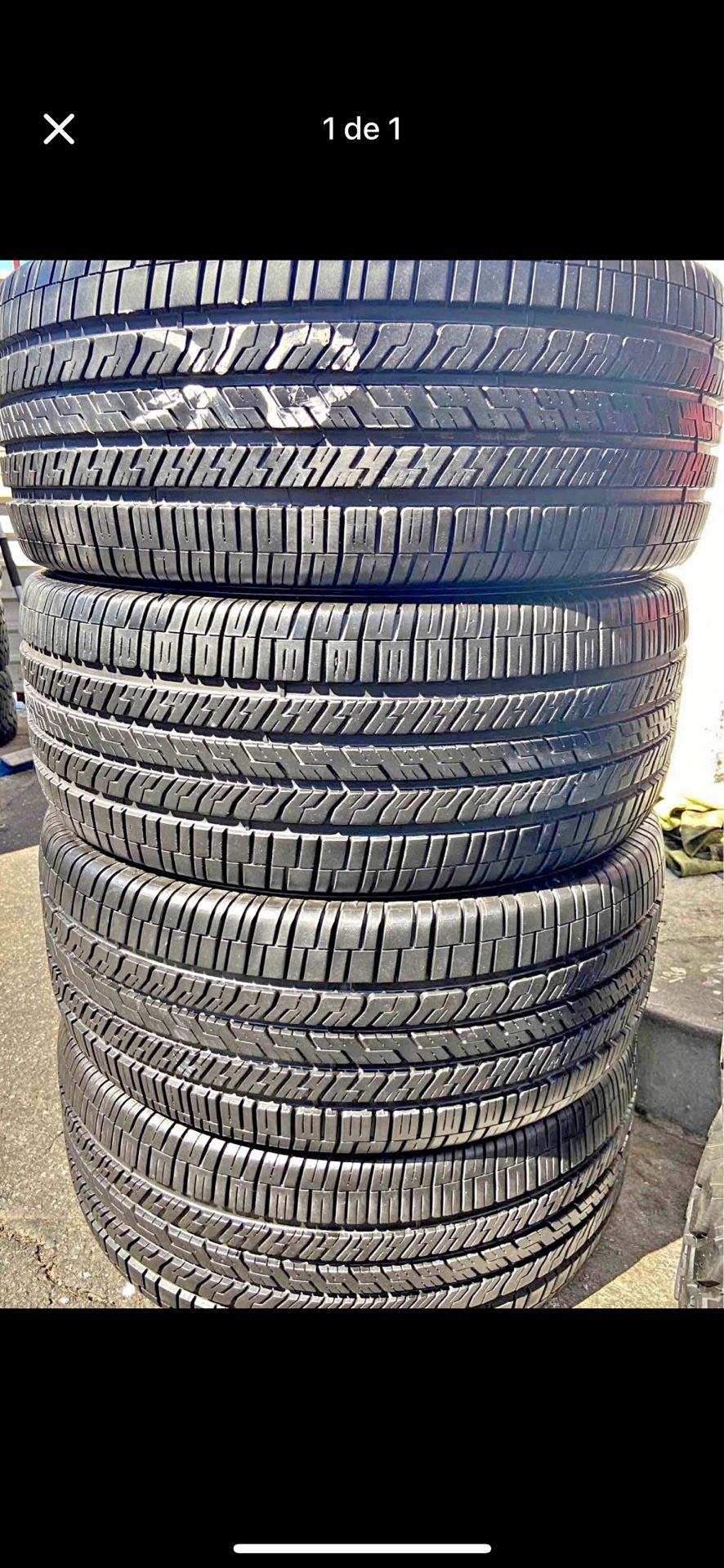 Set 245/60-18 Goodyear Con El &0-% De Vida 