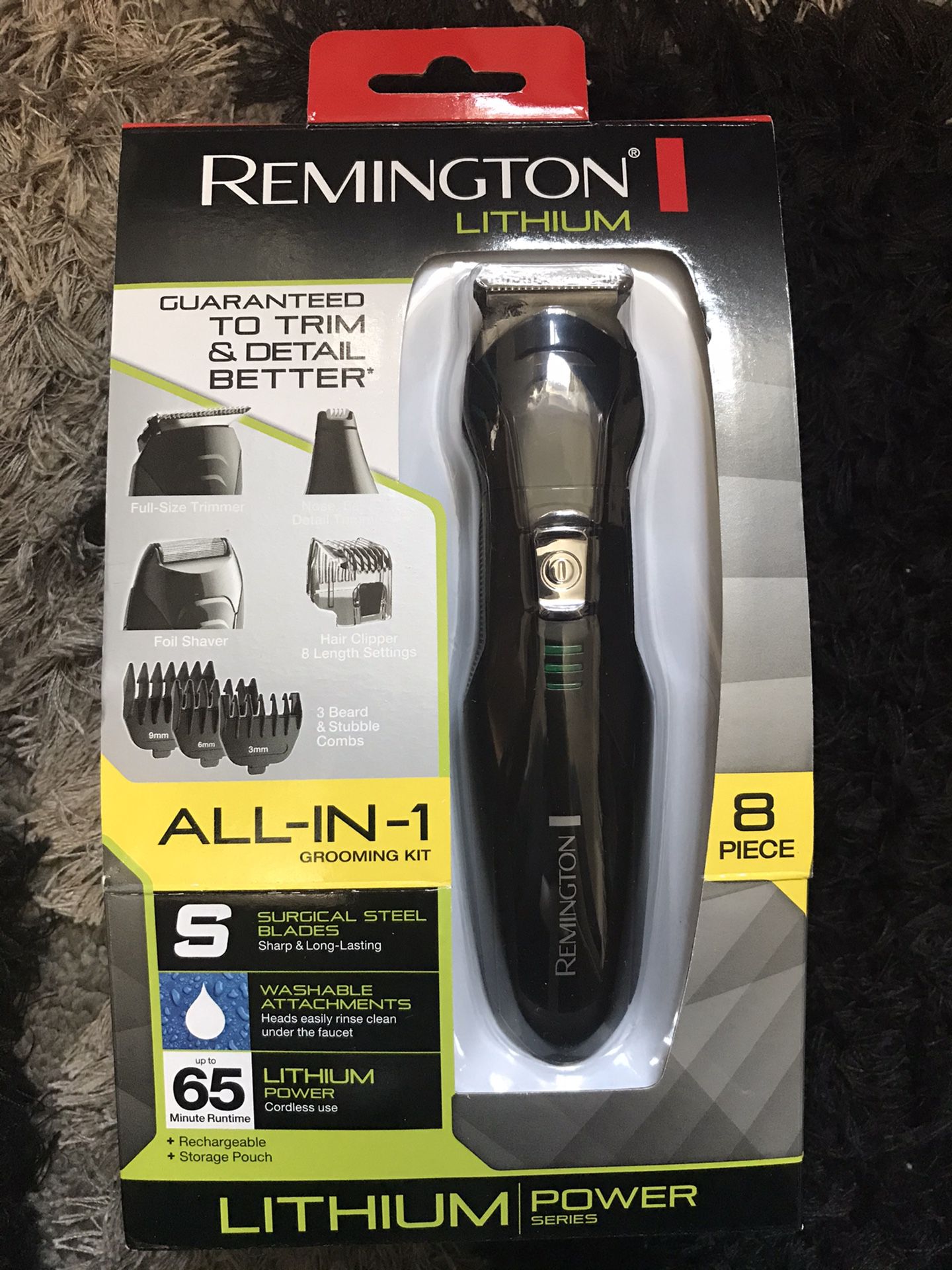 Remington PG6025 All-in-1 Lithium Powered Grooming Kit, Beard Trimmer