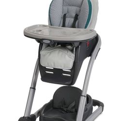 Graco Blossom 6 in 1 Convertible High Chair, Sapphire