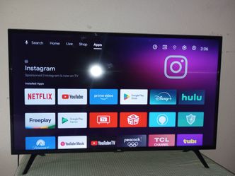 TCL smart flat screen TV 40 inch with all the apps