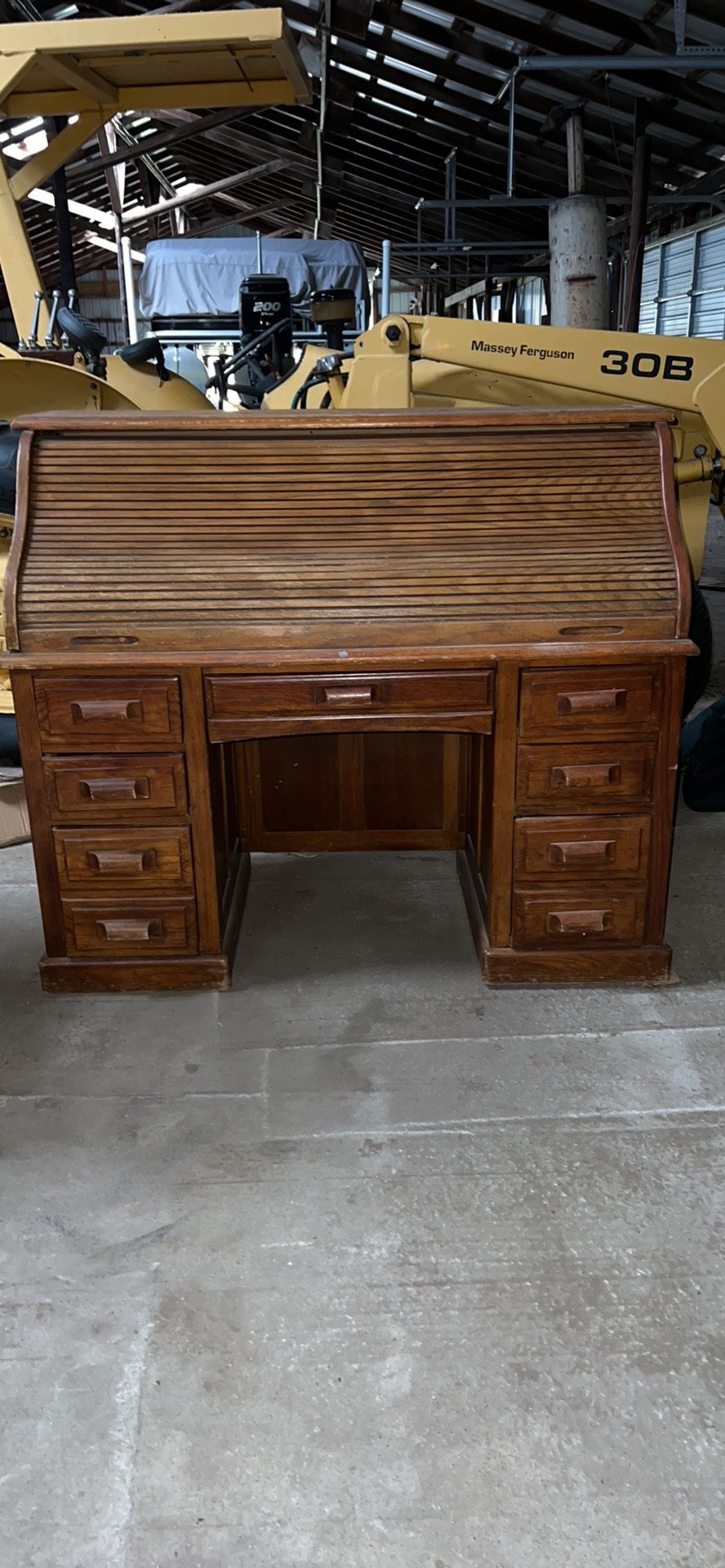 Vintage Roll Top Desk