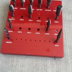 Snap-on 8-Piece Solid Carbide Burr Set