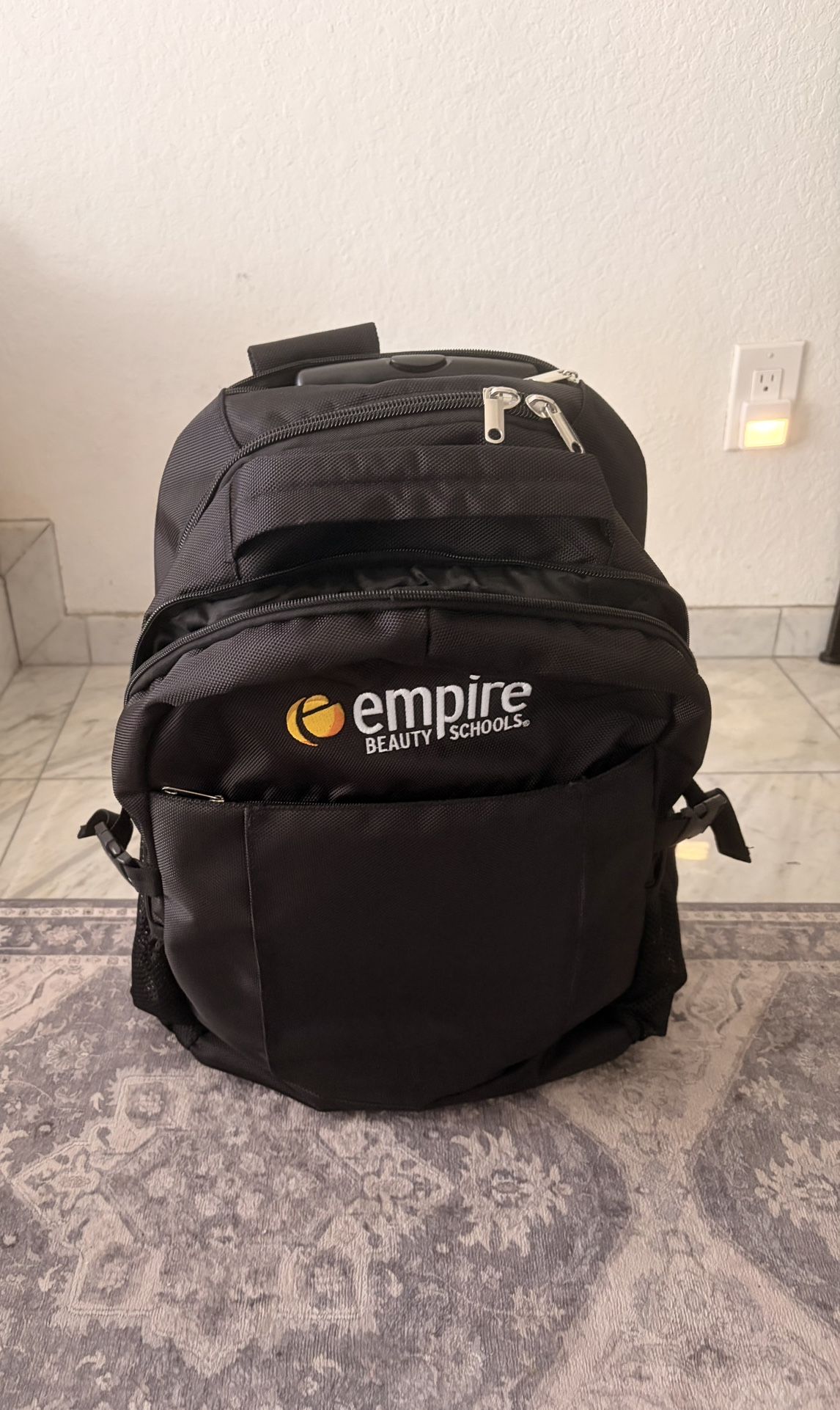 Black rolling bag