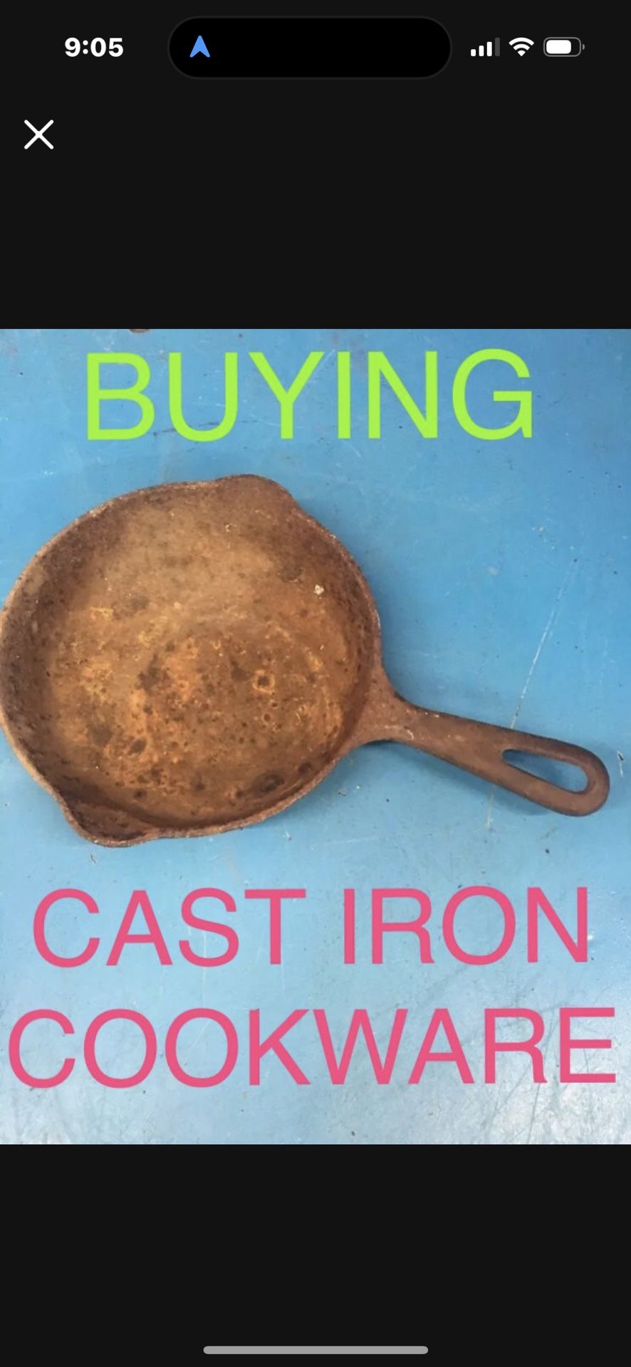 Cast Iron Skillet Cookware 