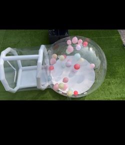 10FT Inflatable Bubble House Dome for Kids, Clear PVC Inflatable Bubble House