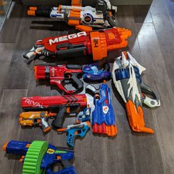 Lot Of Nerf Guns