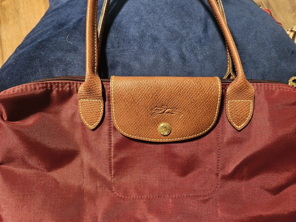 Longchamp Tote Bag Leather Purse