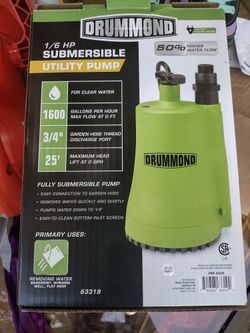 Drummond Submersible Utility Pump