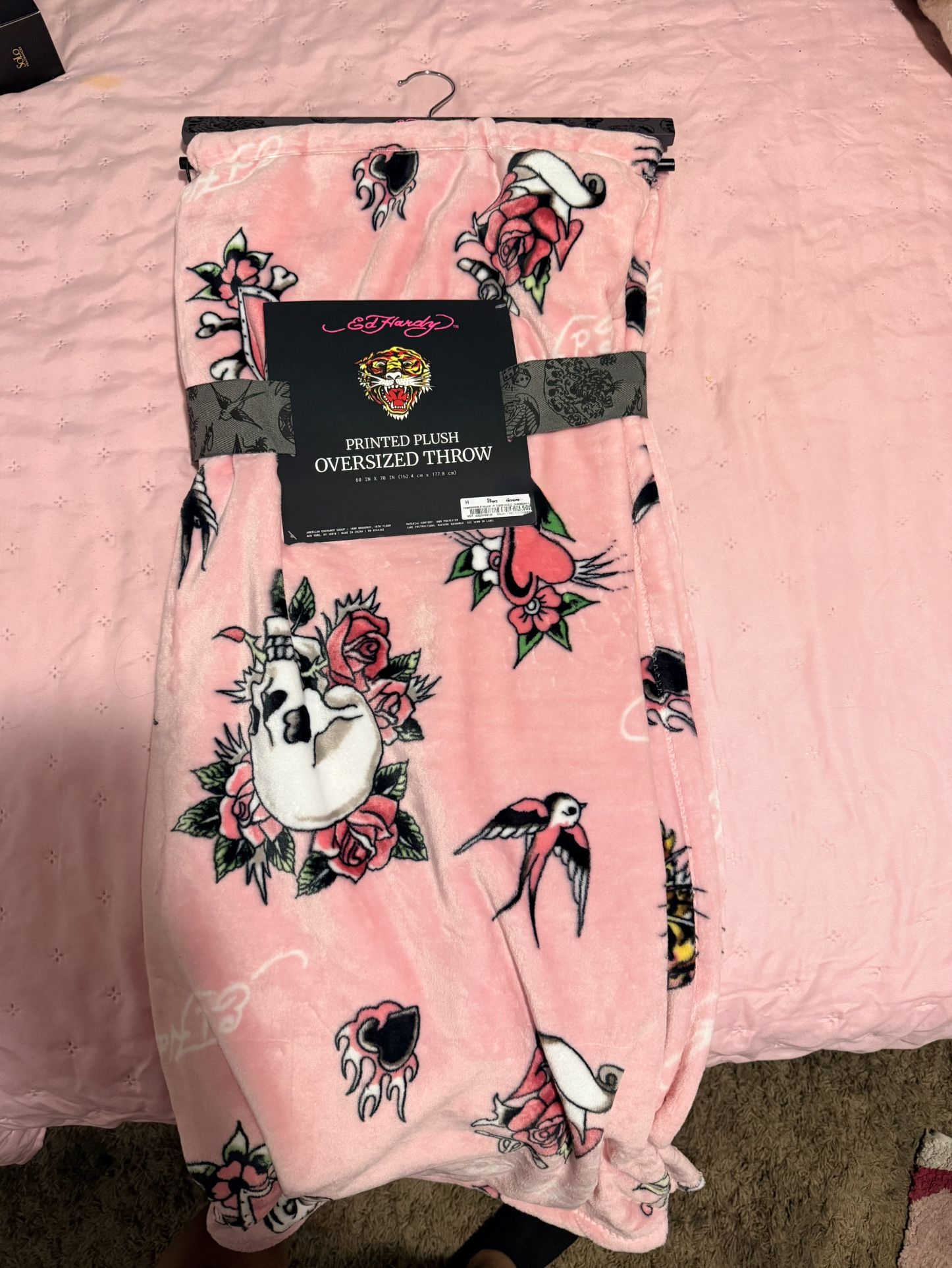 Ed Harley Pink Blanket 