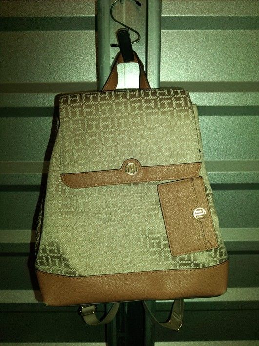 Tommy Hilfiger Large Tonal Jacquard Backpack
