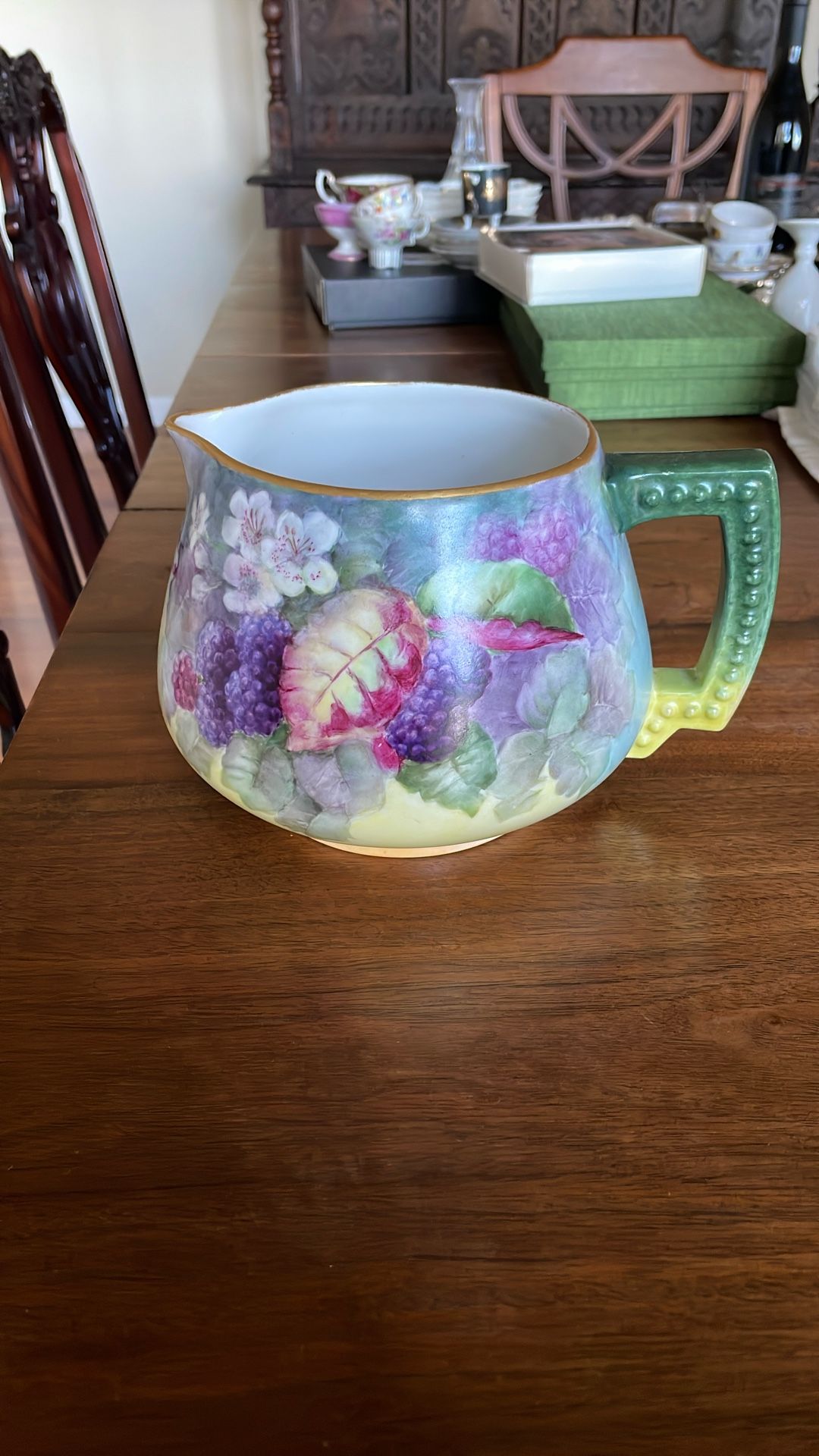Floral French Pitcher Limoges