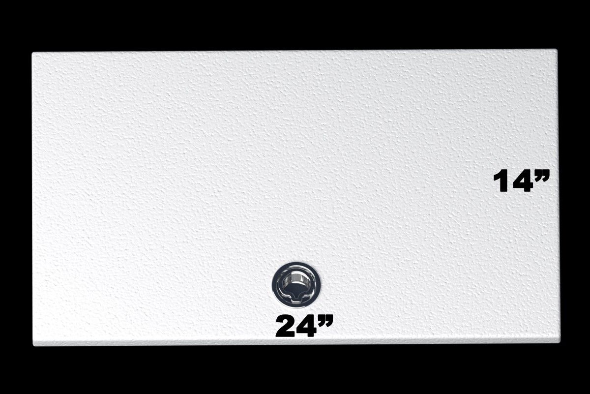 Replacement Fiberglass Boat Hatch & Lid 24" x 14" for Engine Deck