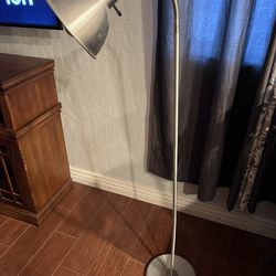 Silver Standing Lamp