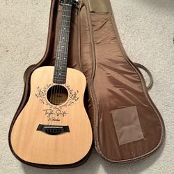 Taylor Swift Baby Taylor Fearless acoustic guitar collectible