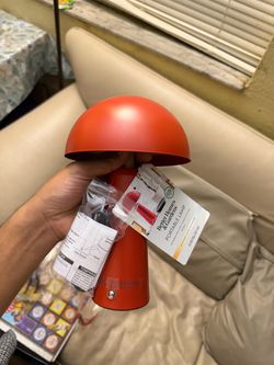 Better Homes & Gardens Portable Touch Sensor Table Lamp – Red