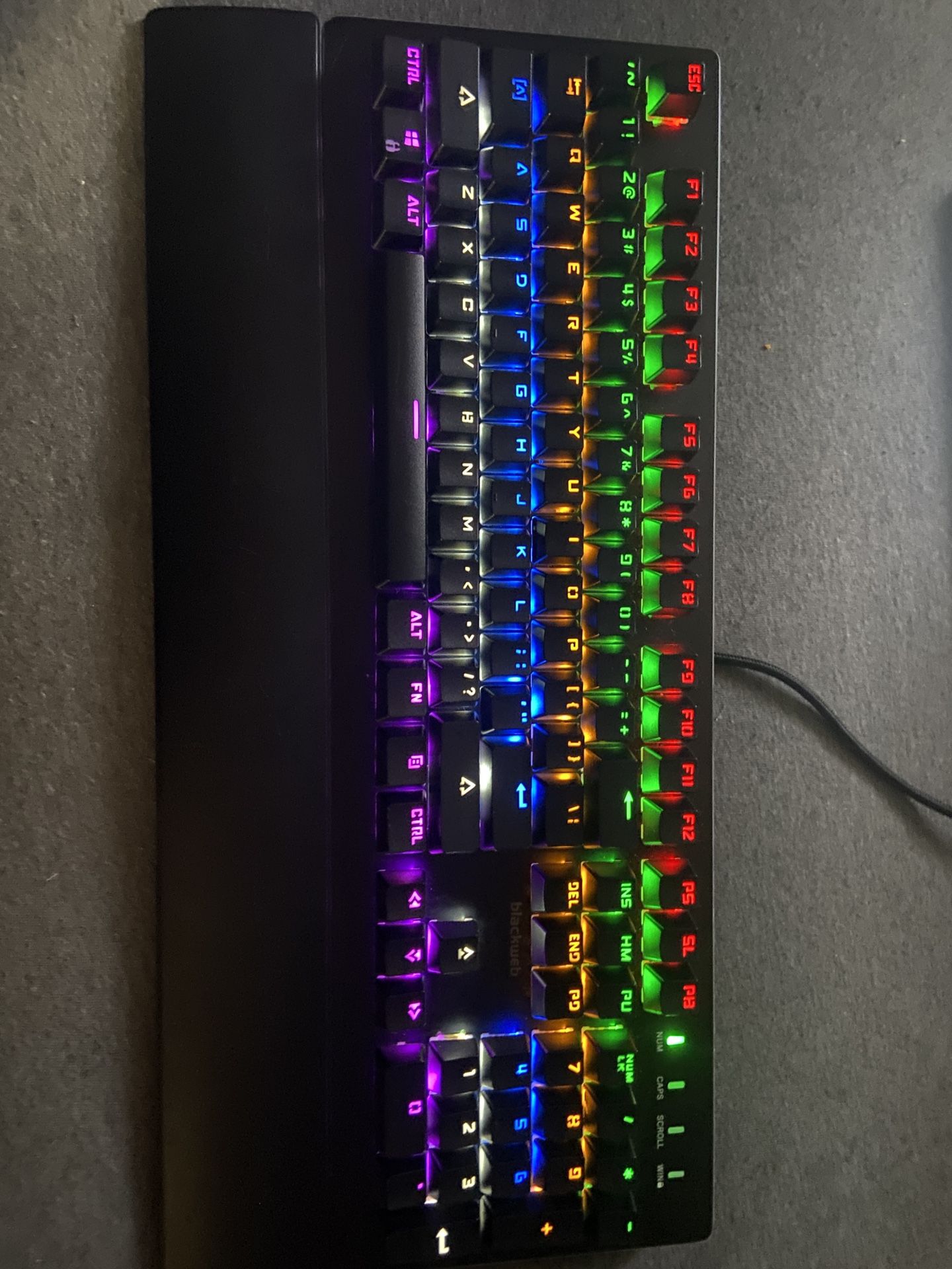 BlackWeb Gaming Keyboard RGB