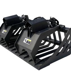 BRAND NEW! SKID STEER: Rock Grapple Bucket 72"