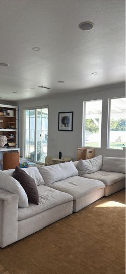 White Modular Sectional Sofa