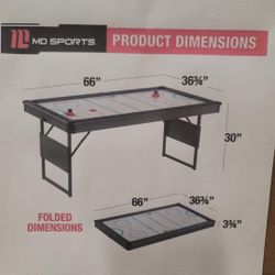 MD Sports air hockey table.
New in box

$200 FIRM