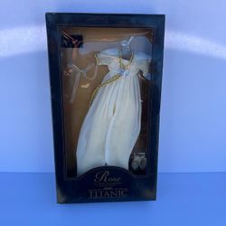 Franklin Mint TITANIC Rose Doll Yellow & Cream Breakfast Ensemble /Outfit NEW OB