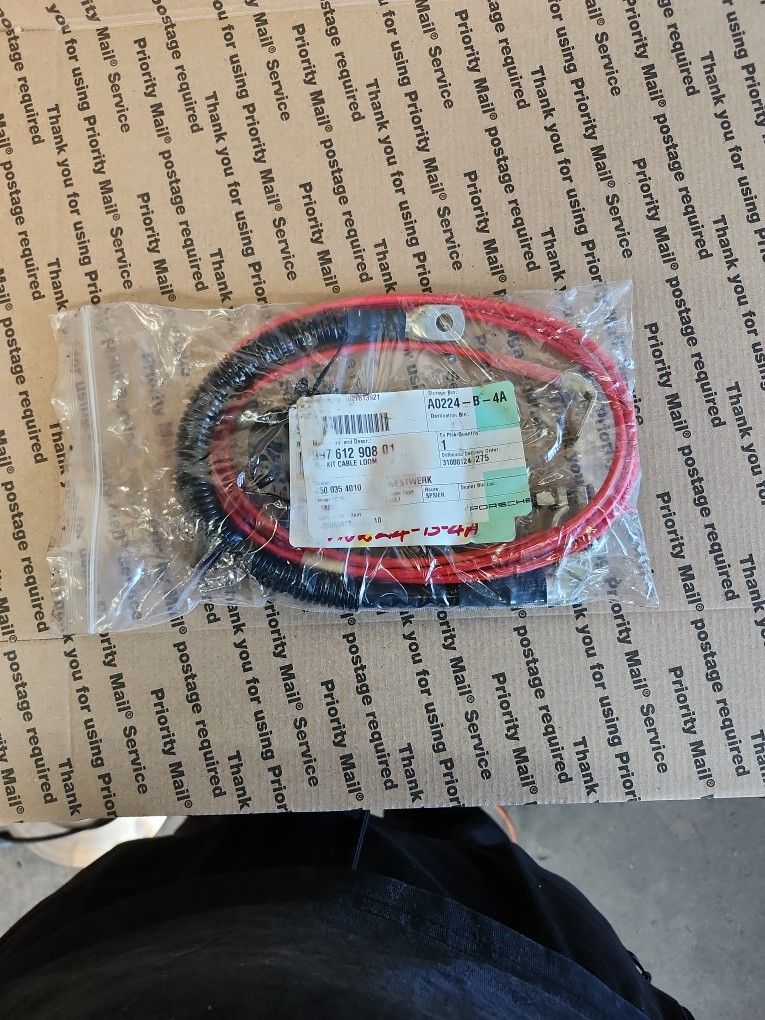 997 Porsche Power Supply Cable 997 612 908 01